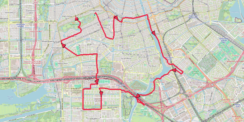 FNS Amstel to South